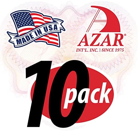 Azar 112705 5-1/2-Inch W by 8-1/2-Inch H L-Shaped Sign Holder, 10-Piece Set